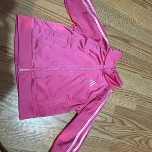 Adidas Kids Bright Pink Swim Rashguard